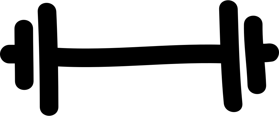 Gym Dumbbell Hand Drawn Tool Comments - Gym (980x408)