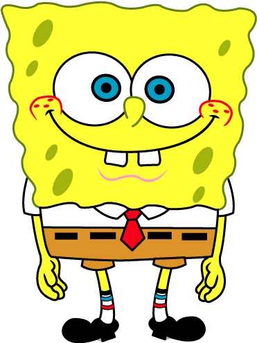 Free Cleaning Clip Art House Cleaning Cartoon Image - Sponge Bob Square Pants (402x500)