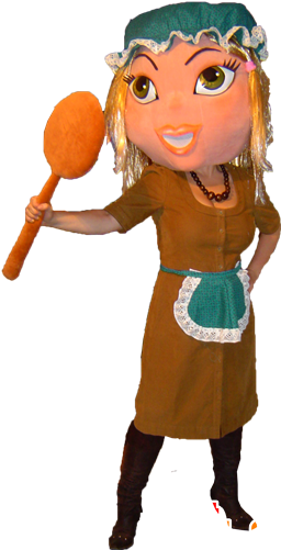 Maid Mascot, Maid, Cinderella - Woman (600x600)