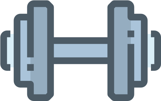 Dumbbell Free Icon - Gym (512x512)