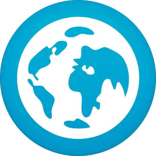 Www Sign Icon - Web Icon Png Circle (512x512)