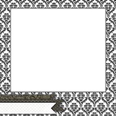 Damask Template - Distinctink Custom Black Otterbox Commuter Series Case (400x400)