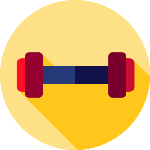 Dumbbell Free Icon - Weights Icon (512x512)