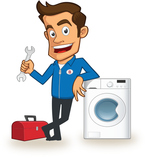 682 233 - Washing Machine Repair Logo (481x519)