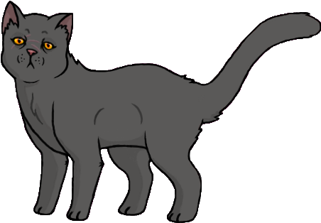 Acornheart465 9 28 Yellowfang By Acornheart465 - Black Cat (478x334)
