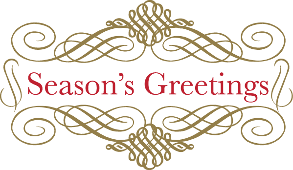Seasons Greetings Cliparts - Happy Holidays Clip Art (599x348)