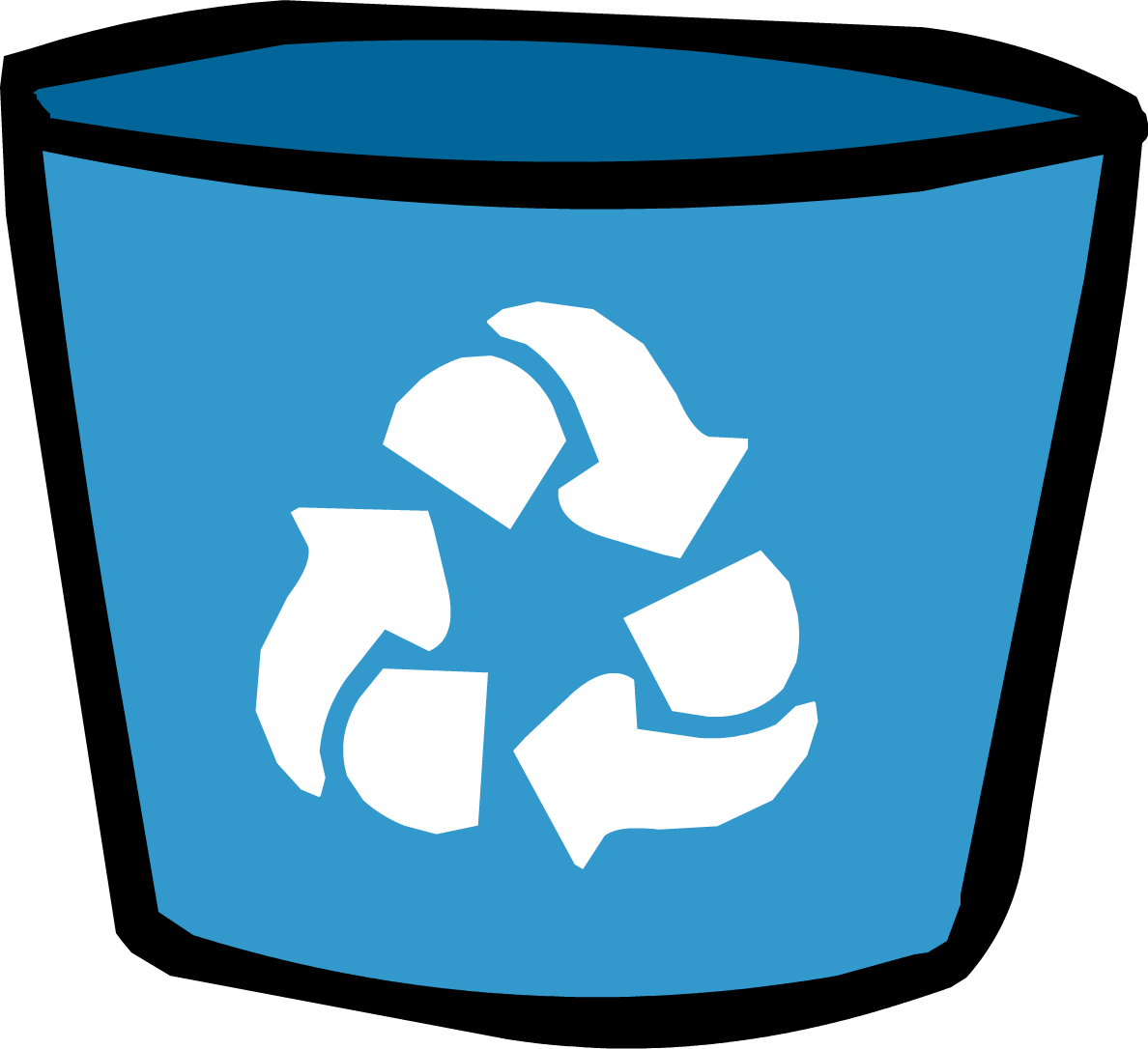 Recycle Bin - Club Penguin Recycle Bin (1188x1086)