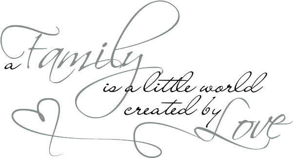 Ögongodis För Ditt Hem Eller Företag - Family Where Life Begins And Love Never Ends Big (600x600)