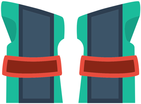 Roller Skate Wrist Guards Icon - Wrist Guard (512x512)