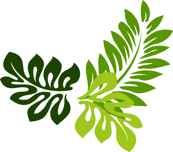 Leafy Clip Art Border (600x527)
