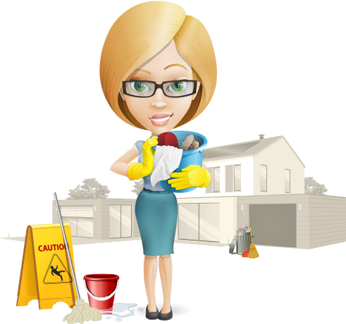 Professional Deep Cleaning - Cleaning Vector (700x622)