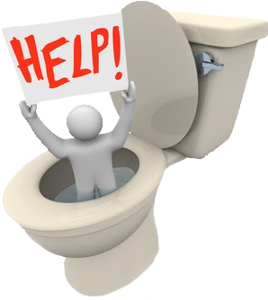 Why Pour Money Down The Drain When Your Drainage Needs - Sanitario Entupido (741x347)