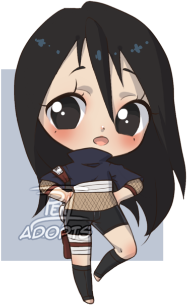 Uchiha Girl By Penelopejadewing - Cartoon (400x752)