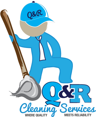 Q&r Cleaning Services, Llc Logo - Infantium (361x440)
