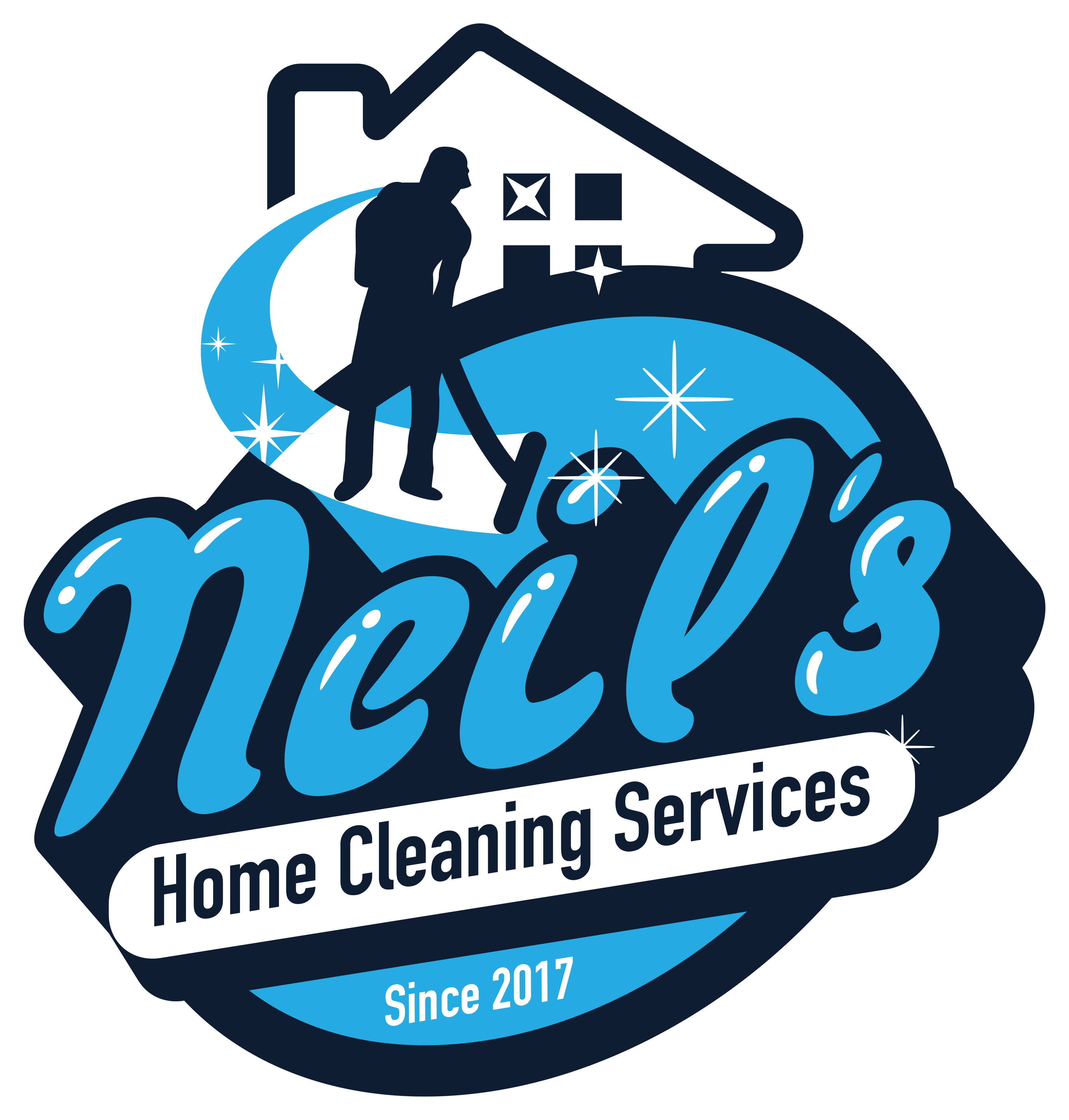 Neil's Home Cleaning Services Is Family-owned And Operated - Logo (3661x3780)