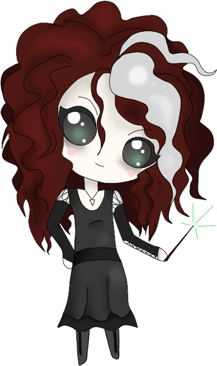 Bellatrix Lestrange Chibi By Mizdreavus On Deviantart - Bellatrix Chibi (505x800)