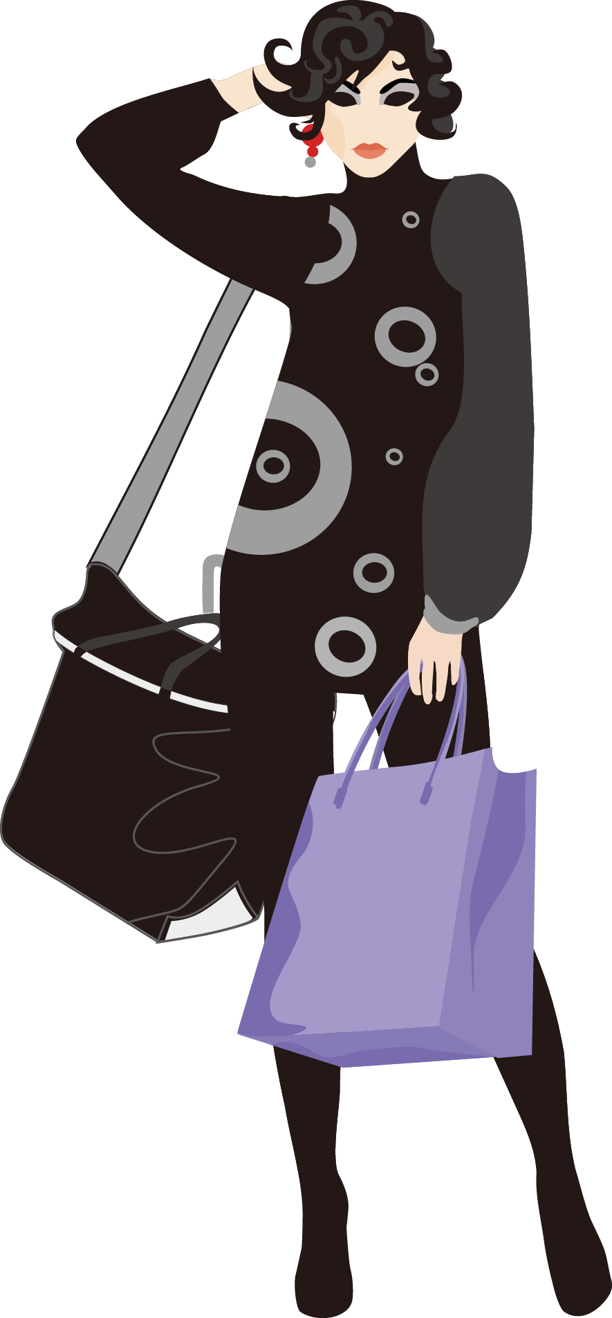 Fashion Shopping Girl - Fashion Shopping Girl (885x1905)