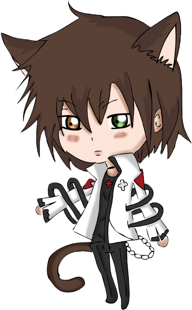 Chibi Hoodie Drawing Anime Catgirl - Chibi Hoodie Drawing Anime Catgirl (713x1121)