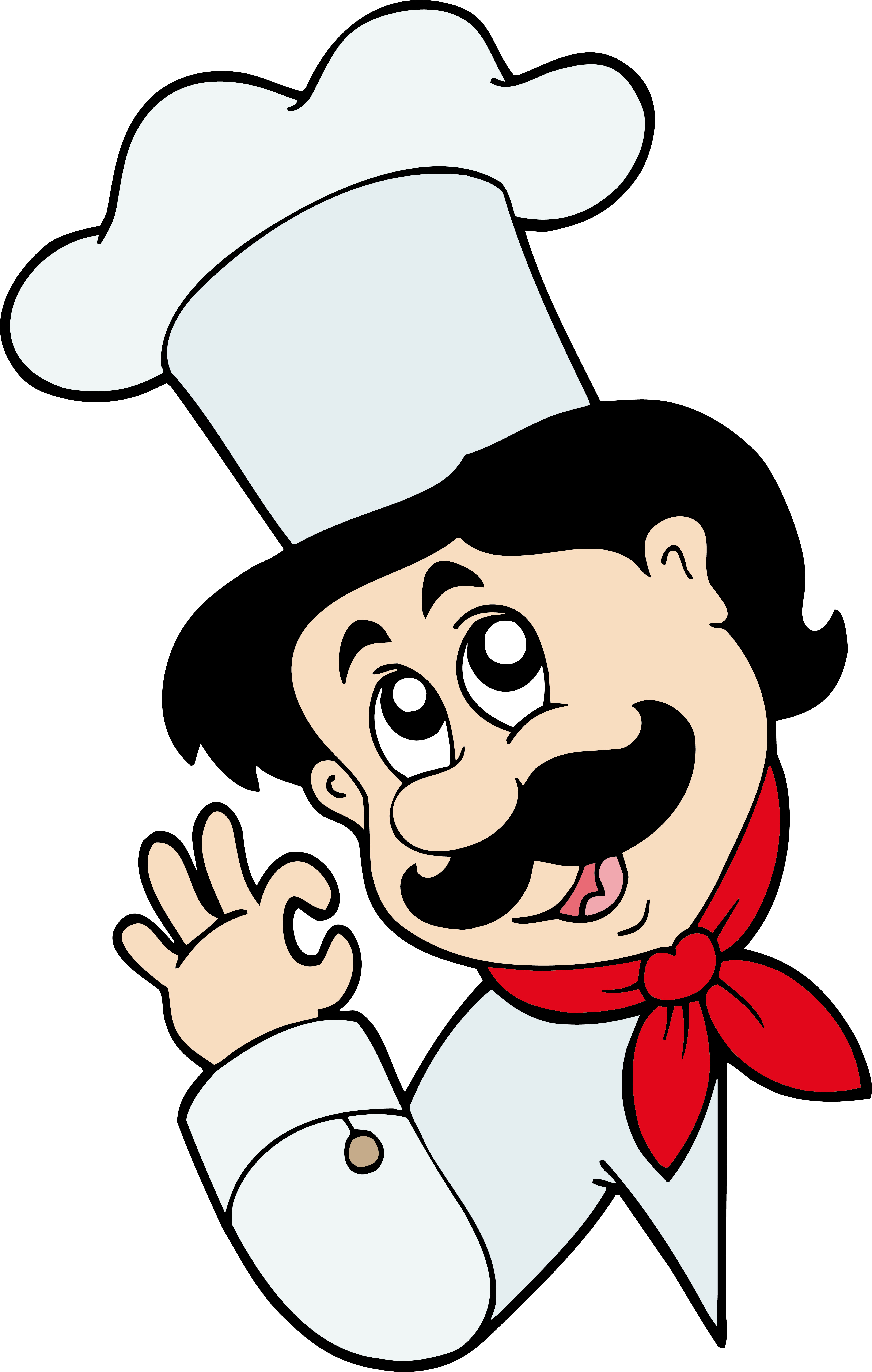 Chef Cooking Clip Art - Chef Cooking Clip Art (4130x6497)