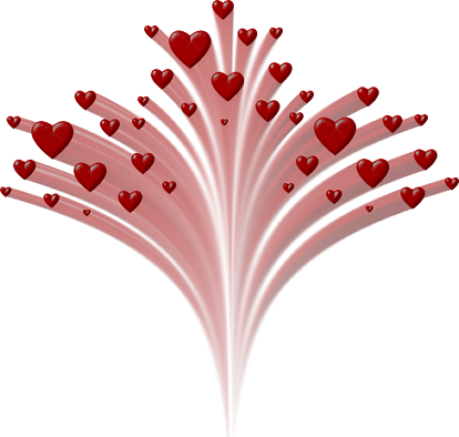 Hearts Graphic Animated Gif - Betty Boop (414x394)