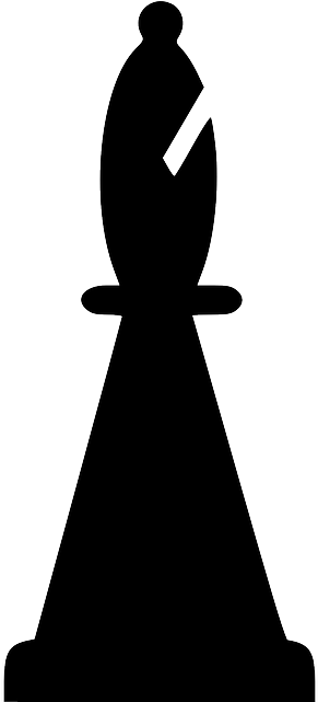 Set, Silhouette, Chess, Game, Bishop, Pieces - Bishop Chess Piece Vector (320x640)