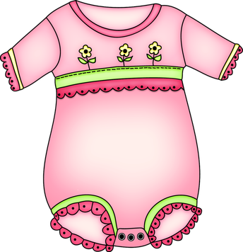 Clipart Babybaby - Day Dress (344x356)