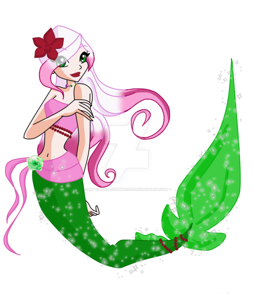 Mermaid Zakuro By Littleyellowpikachu - Mermaid (830x963)