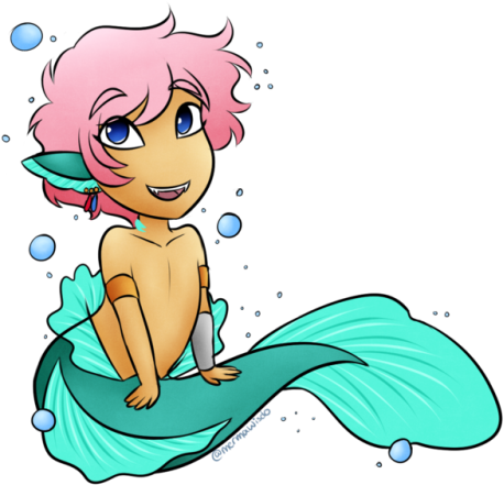 I Drew My Mer Son - Commission (500x476)