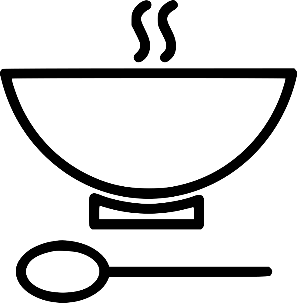 Bowl Soup Spoon Hot Comments - Eradicate Extreme Poverty And Hunger Symbol (980x1000)