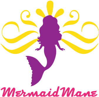 Mermaid Mane - Mermaid Silhouette Transparent Background (360x346)