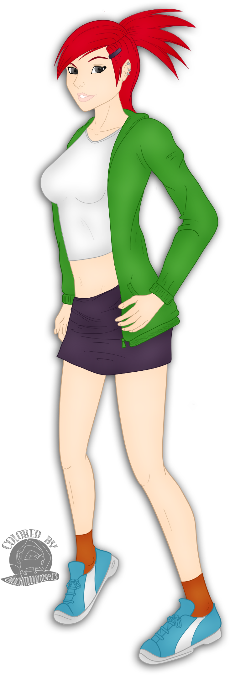 Frankie Foster By Blackmoonrose13 Frankie Foster By - Girl (900x2165)