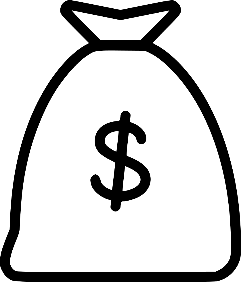 Money Bag Comments - Money Bag Png Icon (838x980)