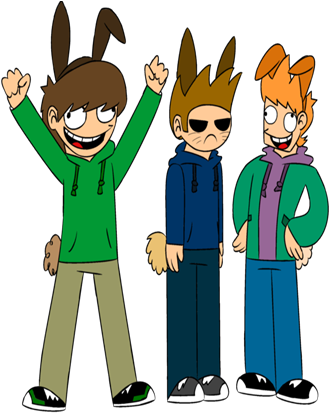 Eddsworld Group As Bunnies And Tom A Cat - Roblox Eddsworld (420x420)
