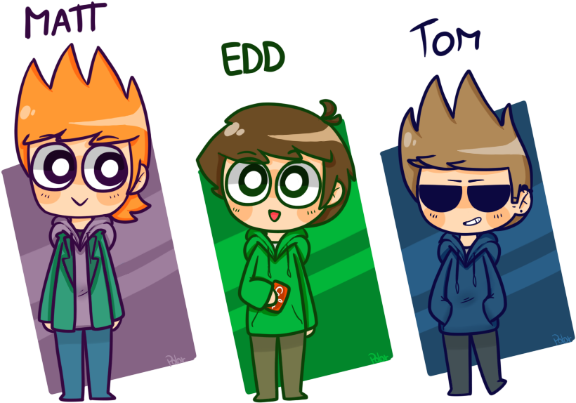 Matt Edd N Tom By Ln-polar - Eddsworld (850x646)