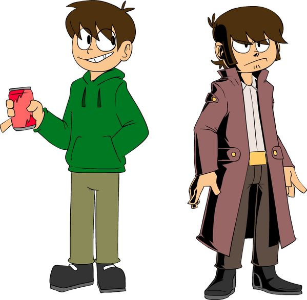 Ewsaloonatics - Concept Art For Eddsworld (599x587)