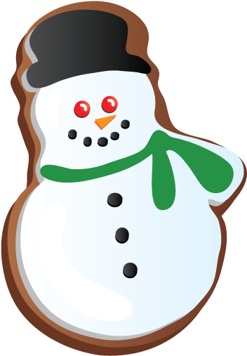 Chocolate Chip Cookie Peanut Butter Cookie Christmas - Christmas Cookies Clip Art (512x512)