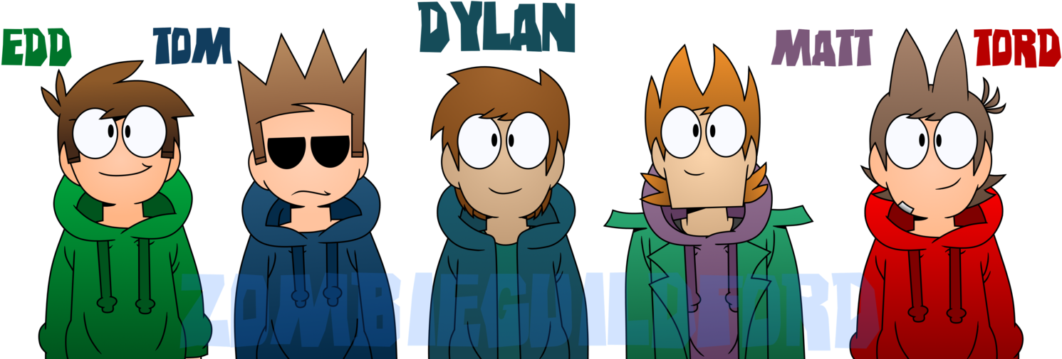 The Boys Me By Zombieguildford - Eddsworld Tord Minecraft Skin (1542x517)