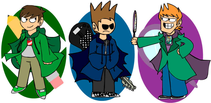 Eddsworld Trio By Scaredyash006 - Eddsworld Edd Art (900x463)