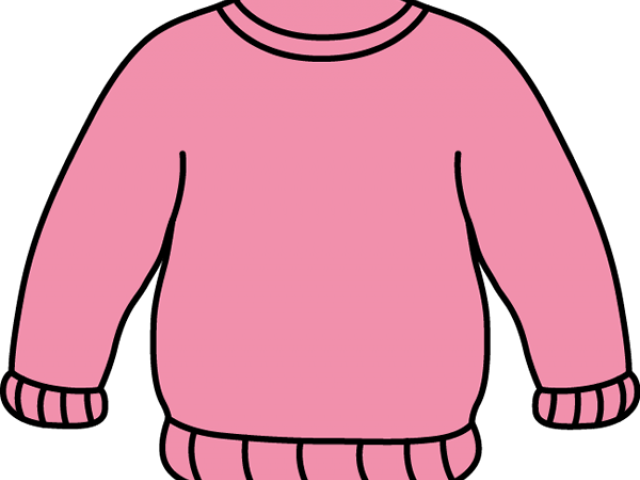 Likewise Cliparts - Sweater Clipart Black And White (640x480)