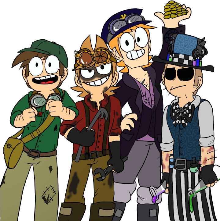 Eddsworld Eddsworld Edd Eddsworld Tord Eddsworld Tom - Eddsworld Au Steampunk Tord (719x884)