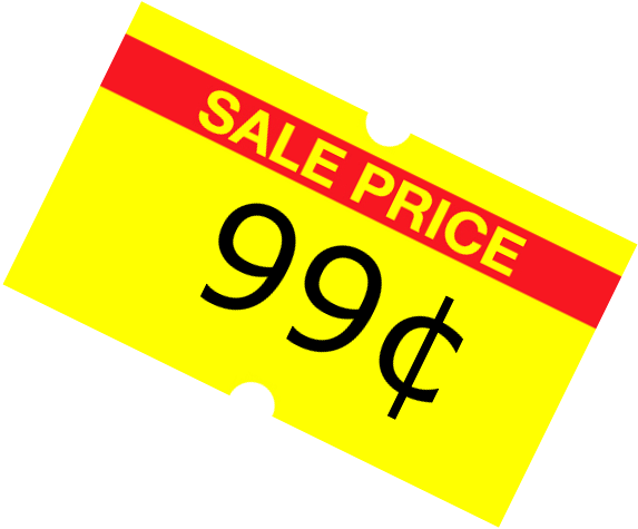 เลข 9 มากกว่าตัวเลขลงท้าย - 99 Cent Price Tag (619x501)