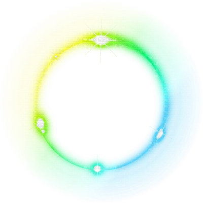 Coloured Circle Frame - Circle (400x400)