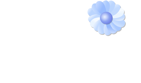 Free Vector Blue Flower Clip Art - Rose (594x361)