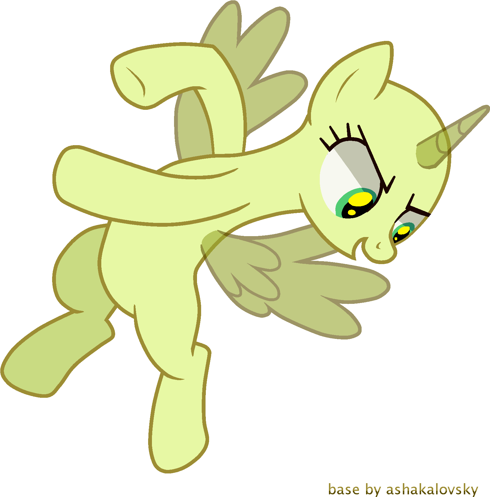 Mlp Pony Base 08 By Ashakalovsky Mlp Pony Base 08 By - My Little Pony: Friendship Is Magic (1800x1809)