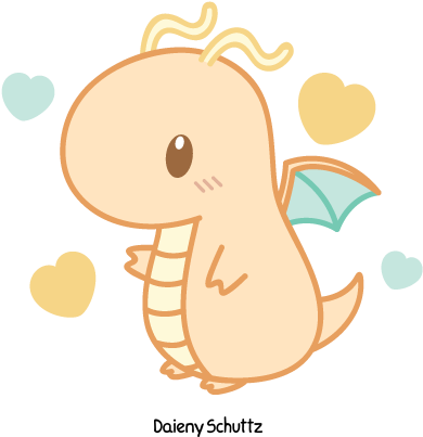 Chibi Dragonite By Daieny - Pokemon Chibi Dragonite (500x500)
