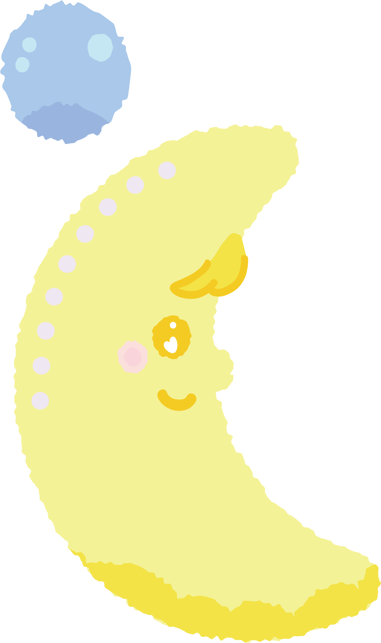 Yellow Moon Illustration - Yellow Moon Illustration (2055x2953)