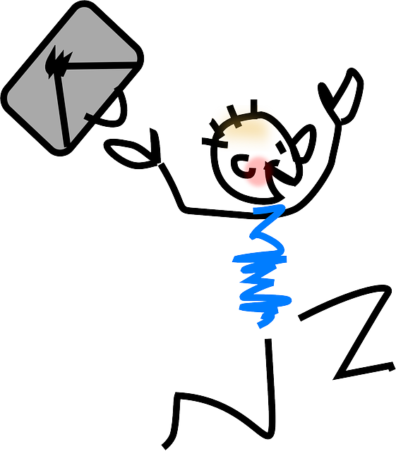 Running Stick Figure Clip Art - Running Stick Figure Clip Art (561x640)