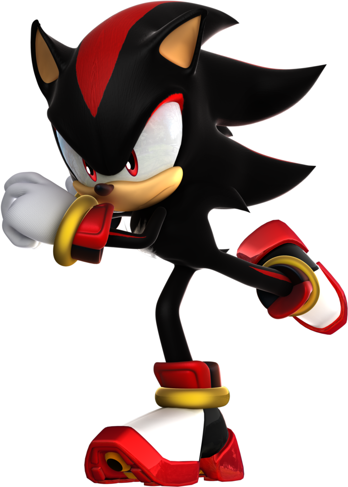 Shadow Running Render By Alsyouri2001 - Shadow The Hedgehog Running (784x1019)