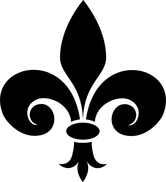 Fleur De Lis Clip Art (546x600)