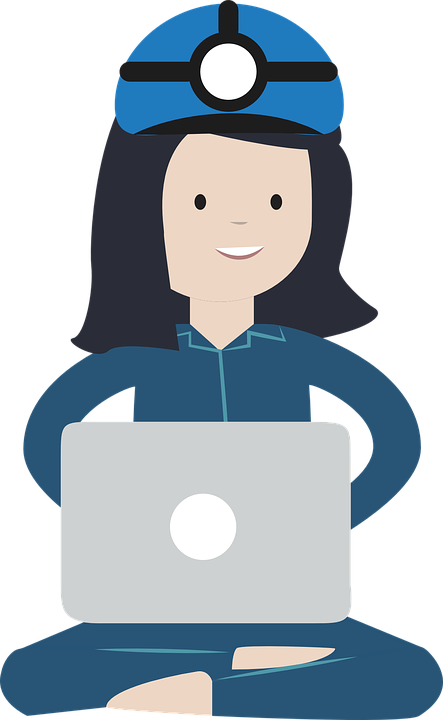 Cute Astronaut Cliparts 10, Buy Clip Art - Female Engineer Icon (443x720)